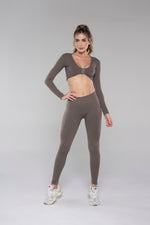 LEGGINGS TOLEDO CON RUCHING